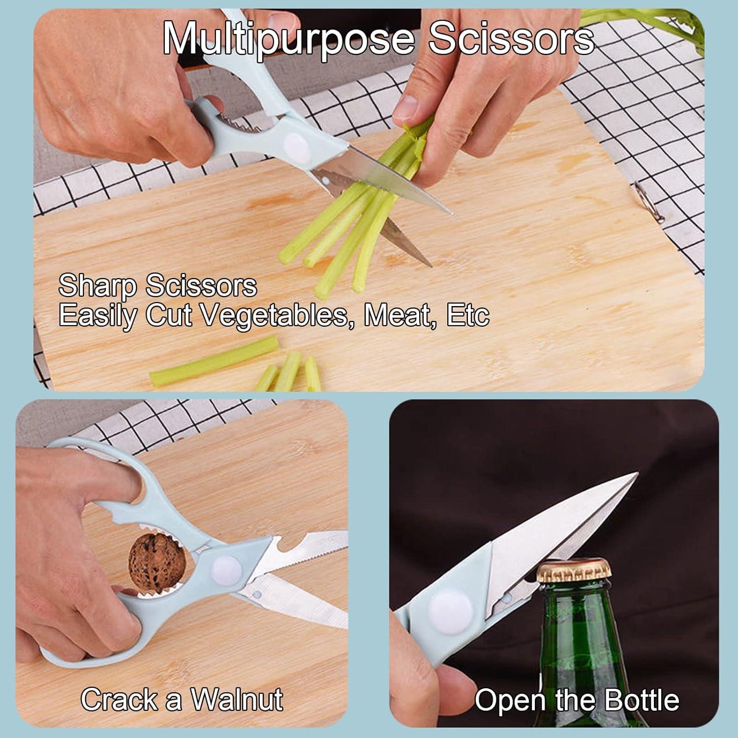 Juego de tablas de cortar Magicorange 4 piezas portátil azul