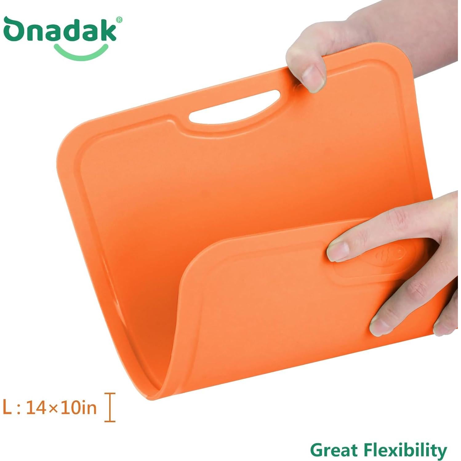 Juego de 3 Tablas de Cortar TPU Onadak Antideslizantes 35.5x25.4cm