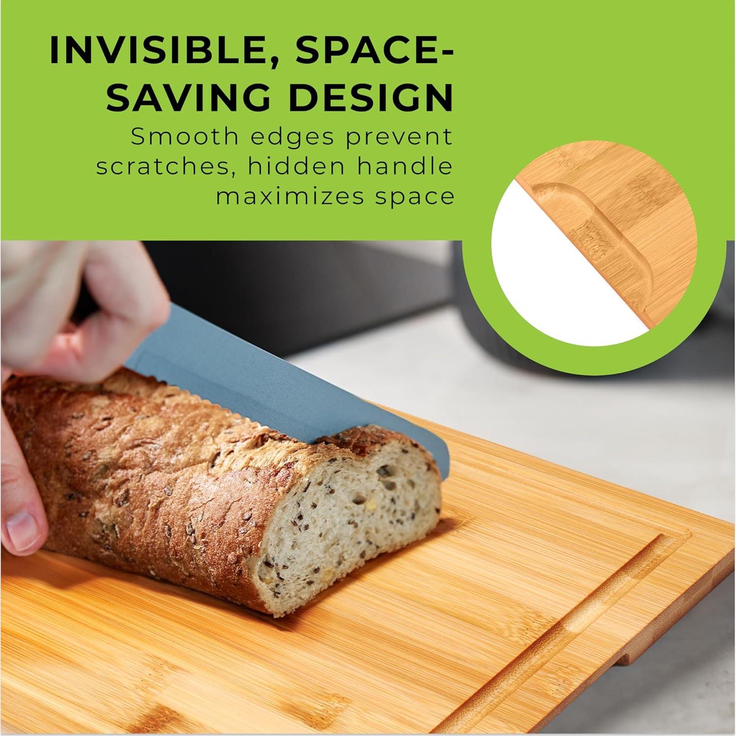 Juego de 3 Tablas de Cortar de Bambú Prosumer's Choice