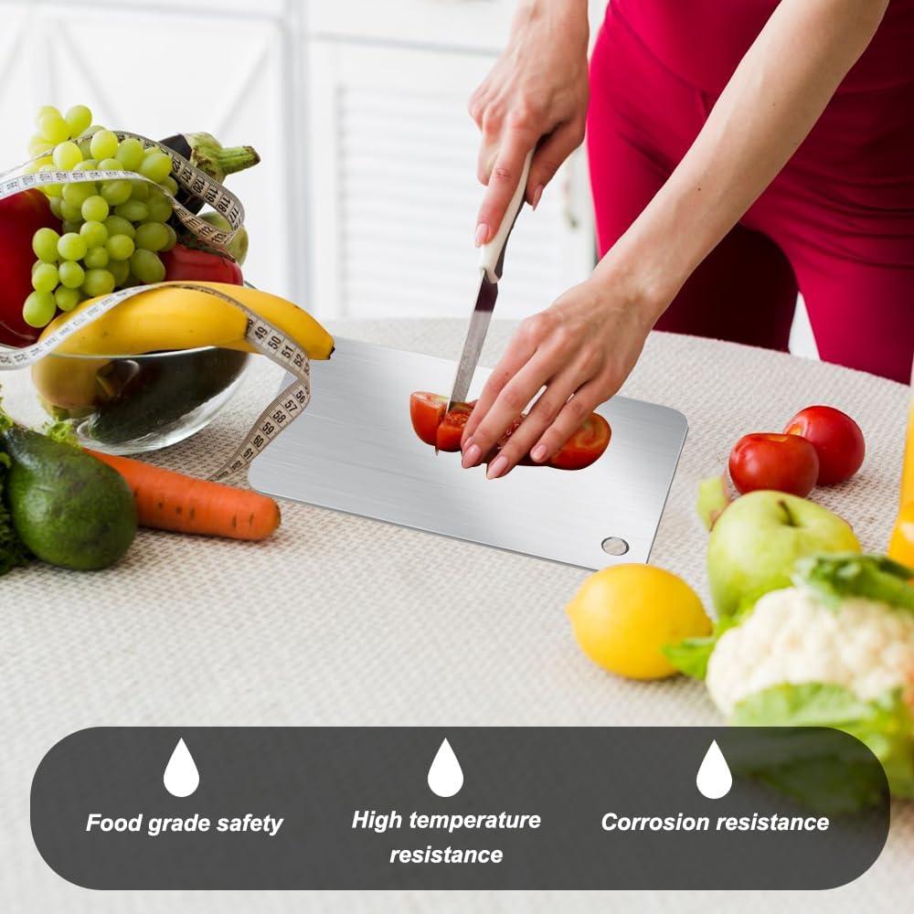 Juego de 3 Tablas de Cortar de Titanio BLOCE 100% Puro