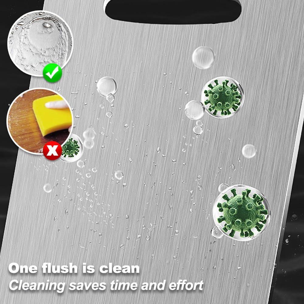 Juego de 3 Tablas de Cortar de Titanio BLOCE 100% Puro