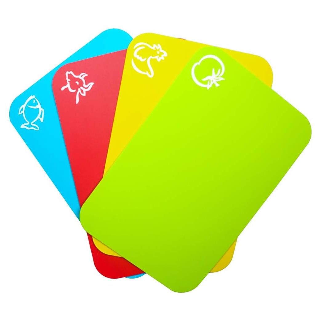 Set de 4 Mats de Corte Flexibles Carrollar 19.1x29cm