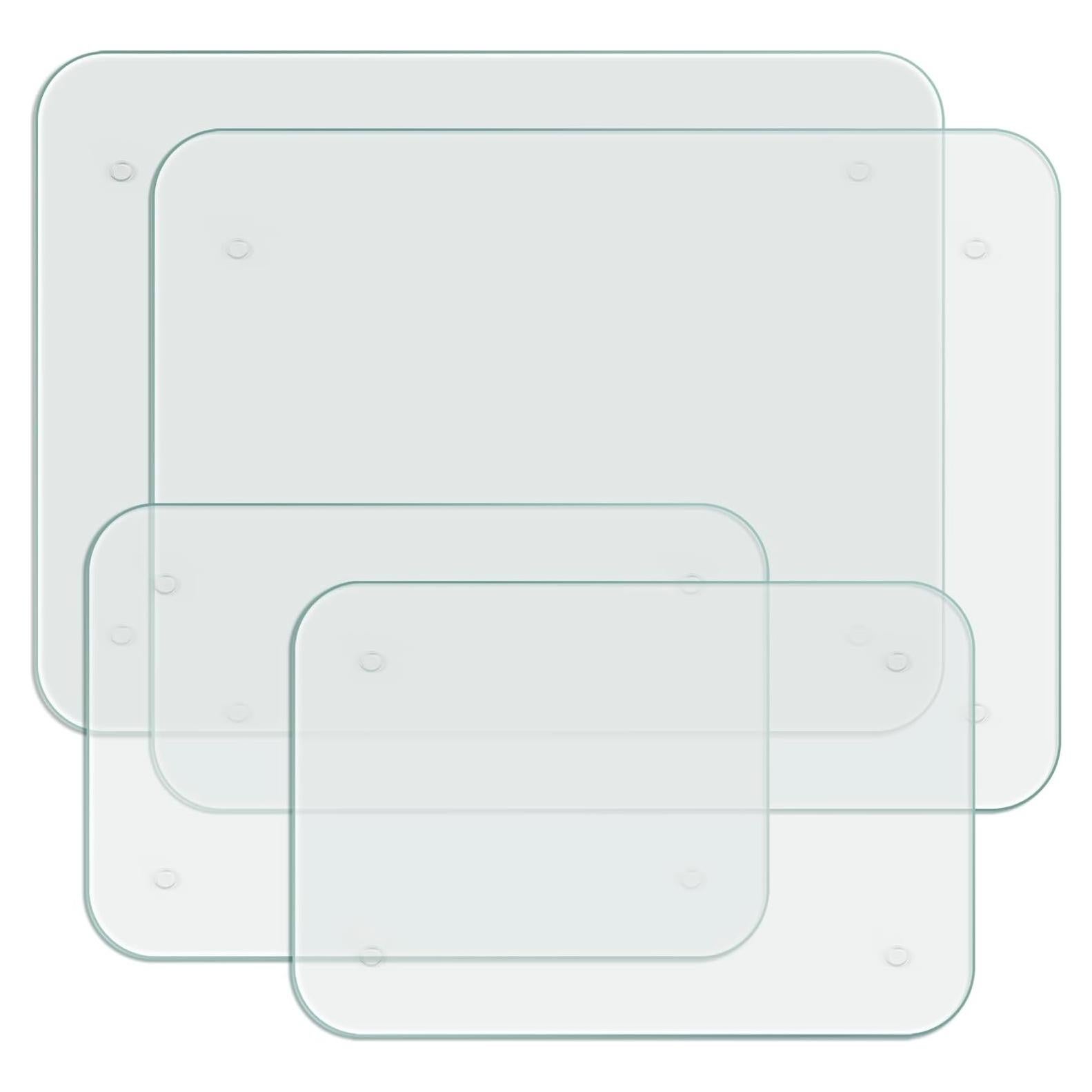 Tabla de Cortar de Vidrio Templado BOMINICA 4 Piezas 30x40cm