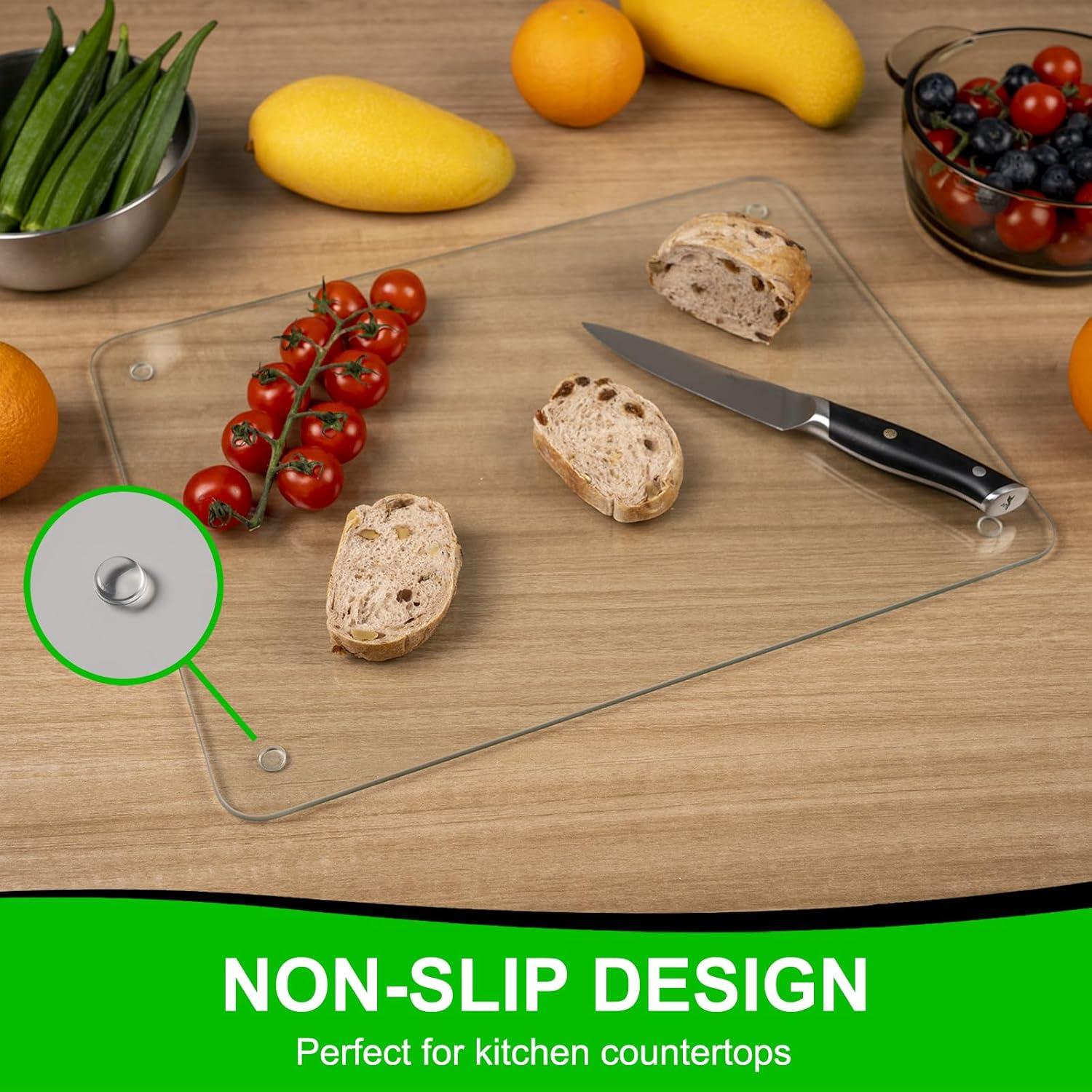 Tabla de Cortar de Vidrio Templado BOMINICA 4 Piezas 30x40cm