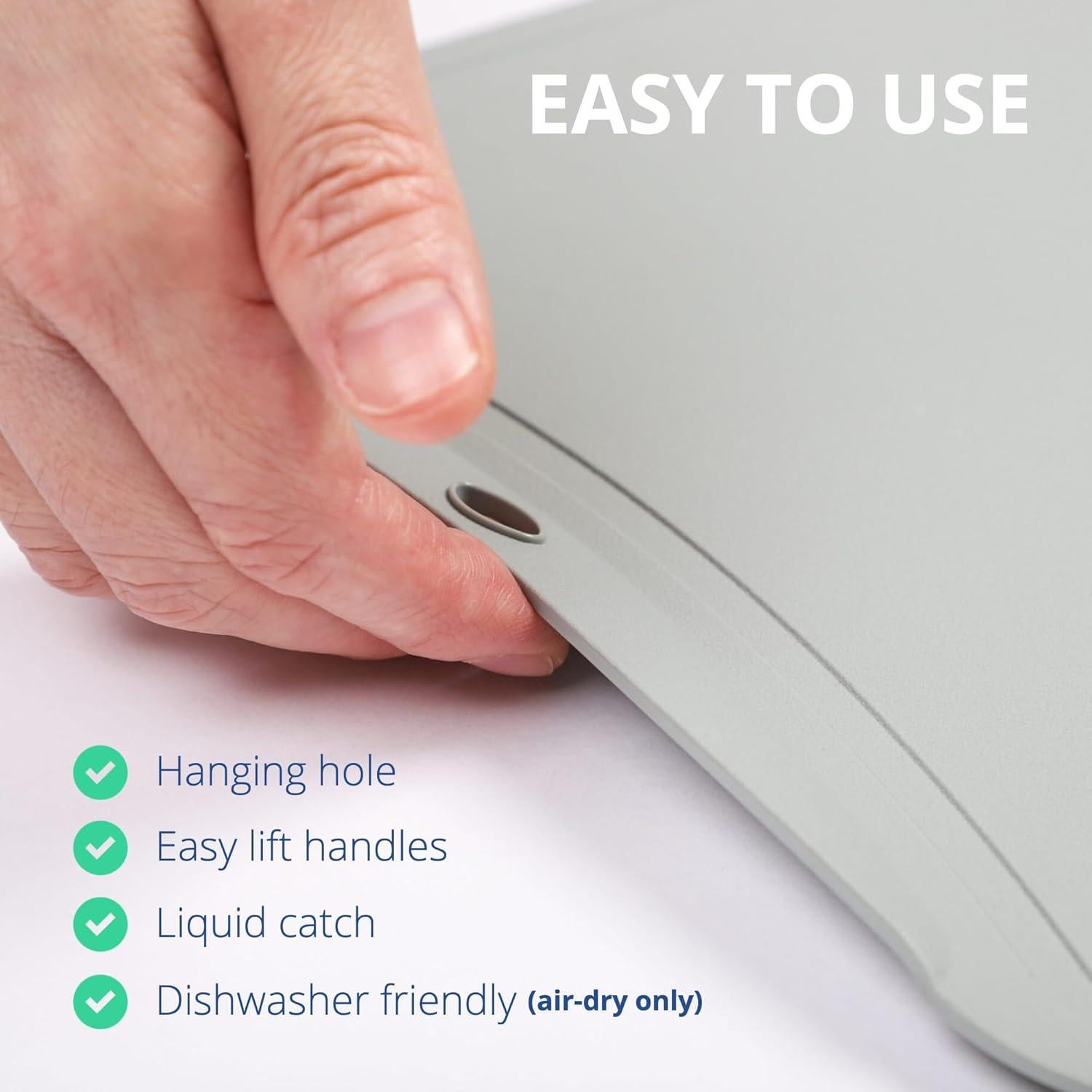 Juego de 3 Tableros de Corte TPU Blue Ginkgo - Flexibles y Duraderos