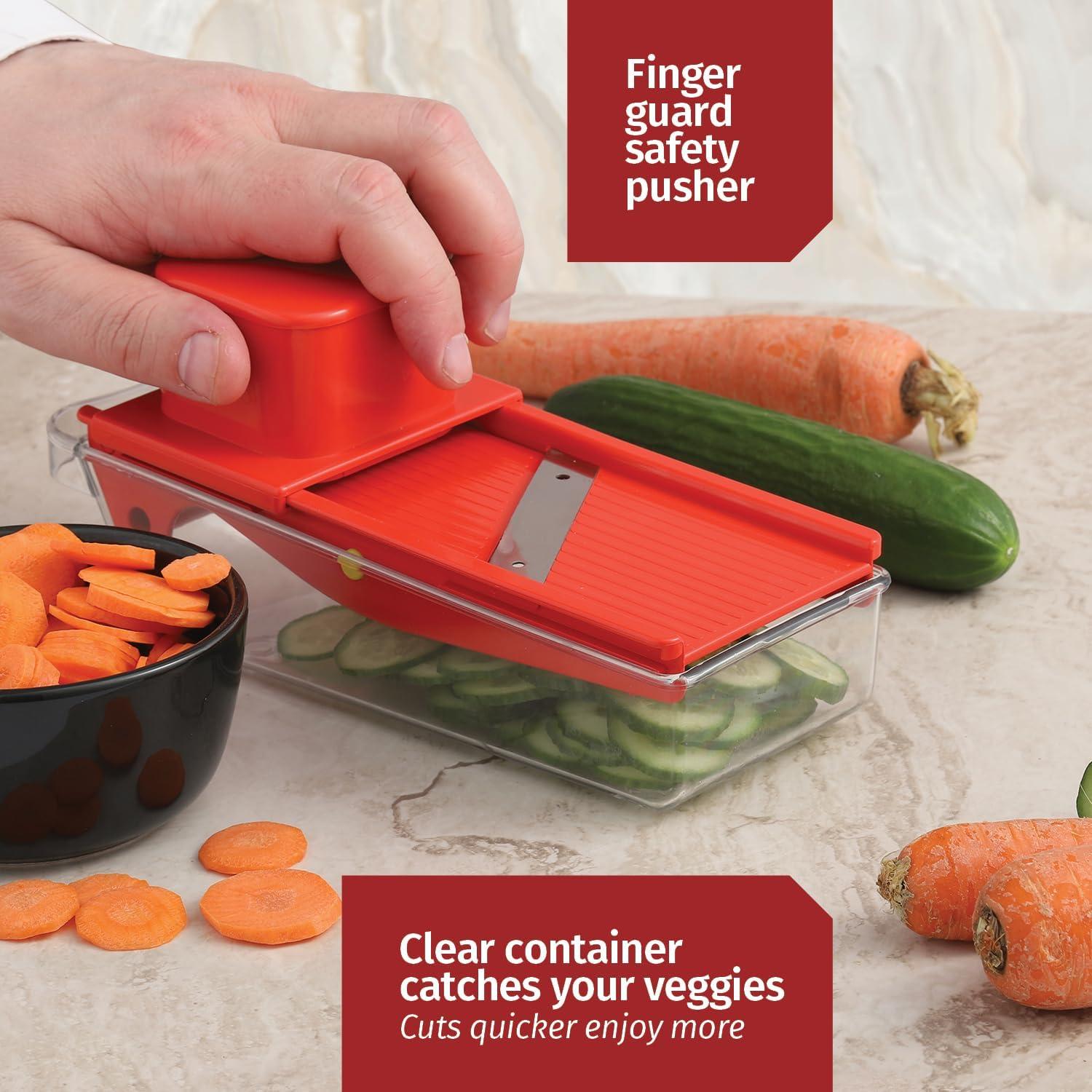 Cortador de Mandolina Compacto SIGNORA WARE Rojo 320g