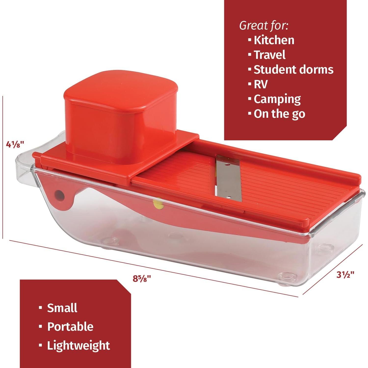 Cortador de Mandolina Compacto SIGNORA WARE Rojo 320g