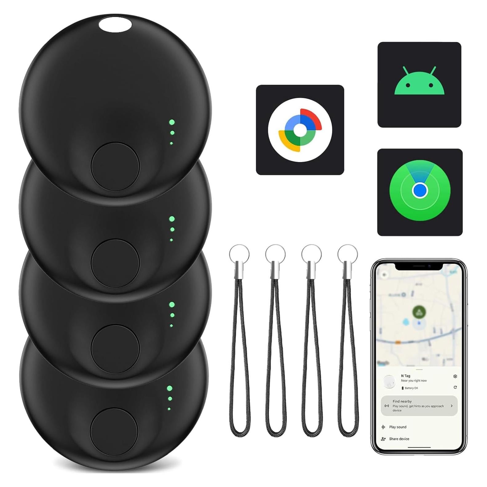 Mini Rastreador Bluetooth Spedal 4 Pcs, Compatible iOS/Android