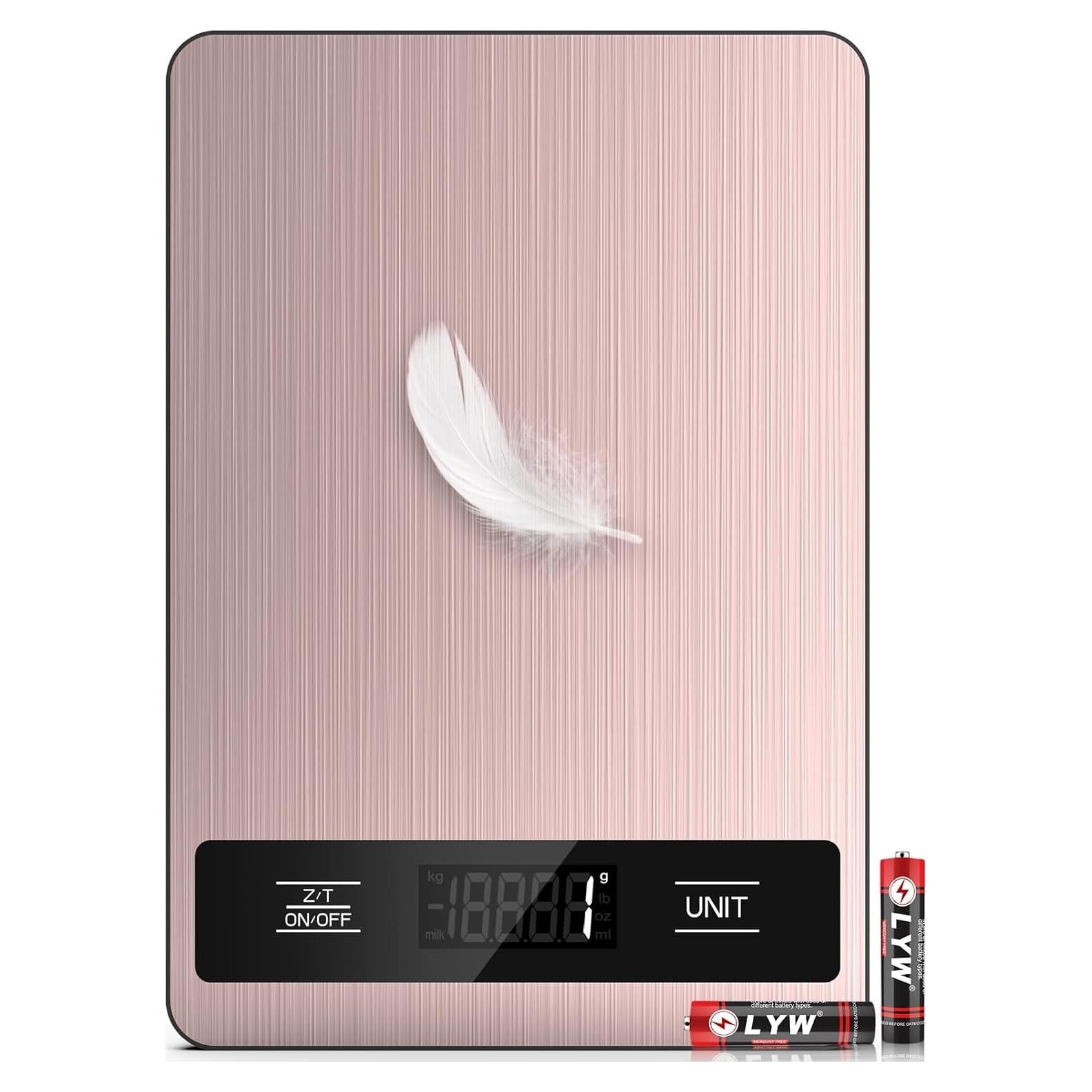 Báscula Digital de Cocina Suidreams 5kg Acero Inoxidable LCD