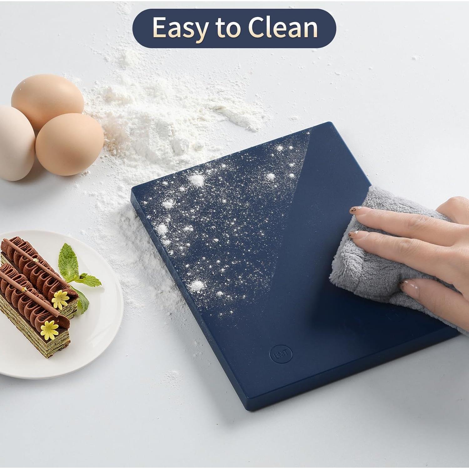 Balanza Digital de Cocina HomeBuds 10kg Azul LED 1g