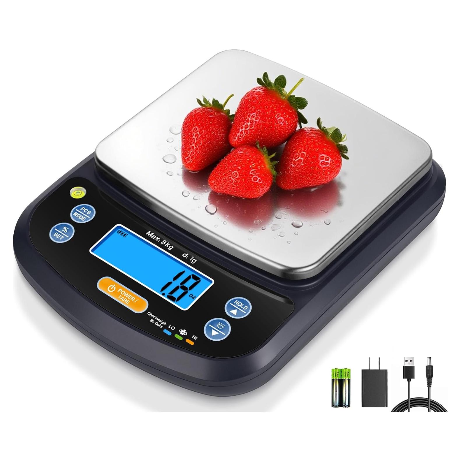 Báscula de Cocina Digital THINKSCALE 8kg Acero Inoxidable