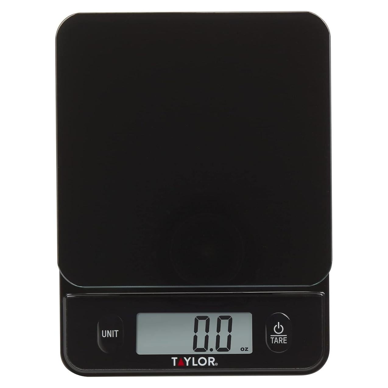 Báscula de Cocina Digital Taylor 5 kg Pantalla Táctil Vidrio