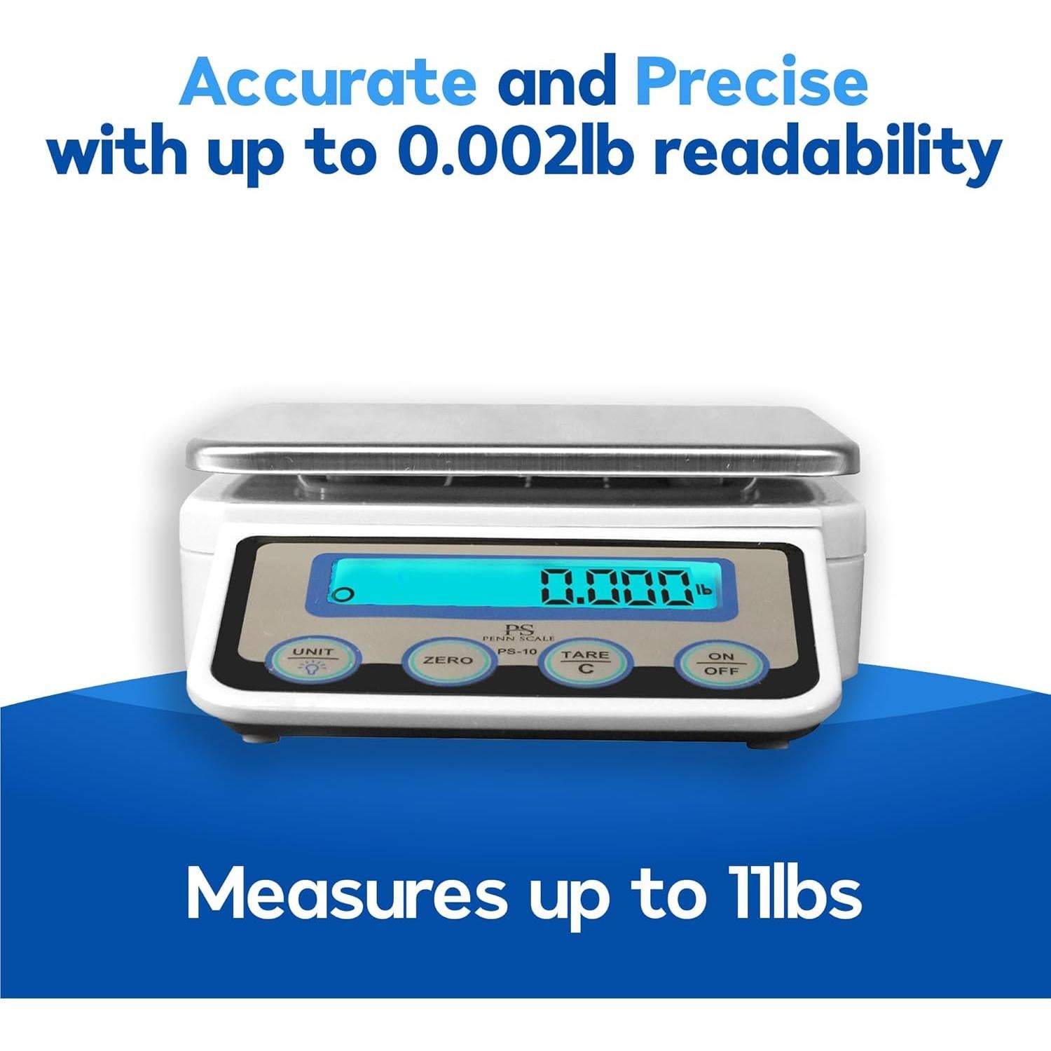 Báscula Digital de Cocina Penn Scale PS-10 - 4.99kg