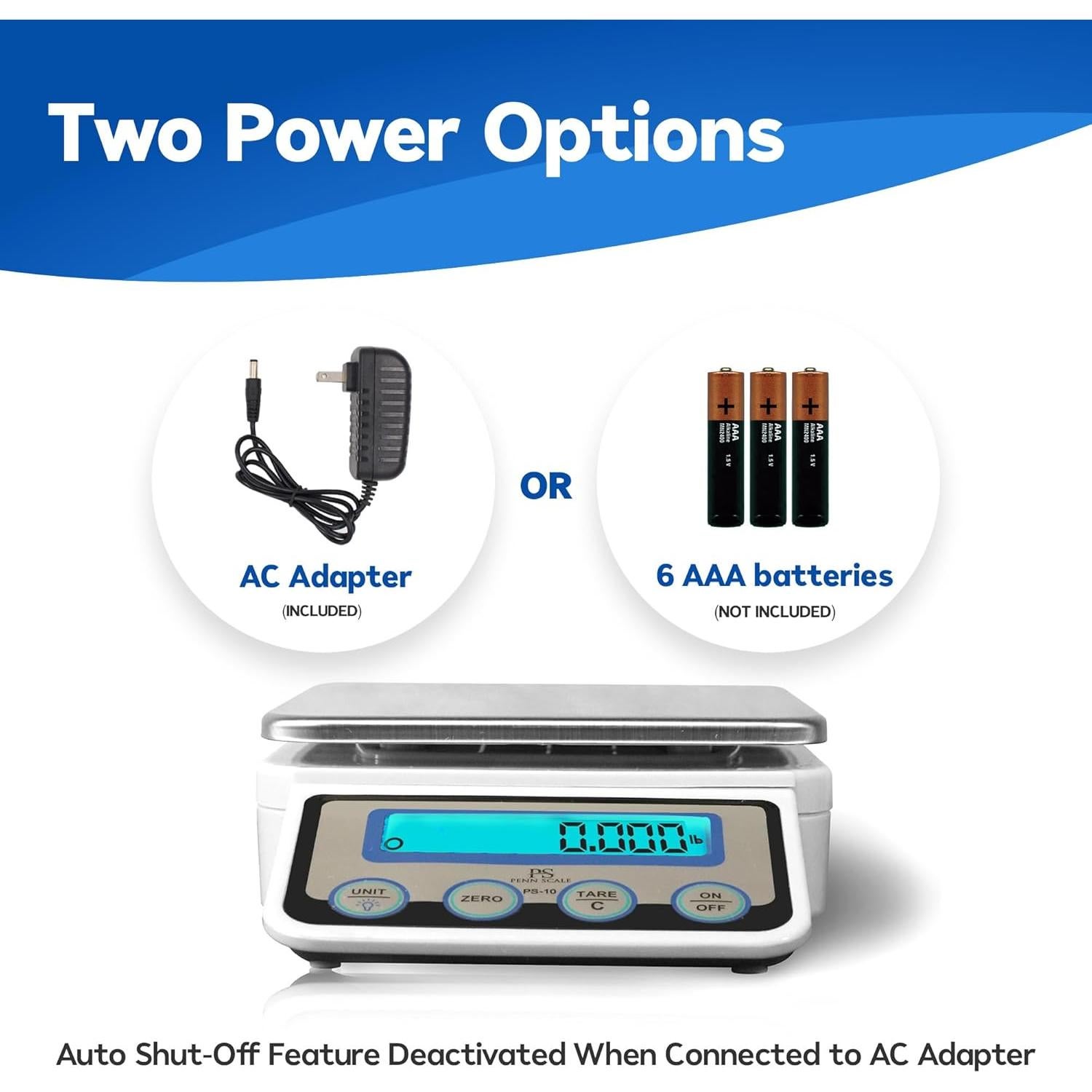 Báscula Digital de Cocina Penn Scale PS-10 - 4.99kg