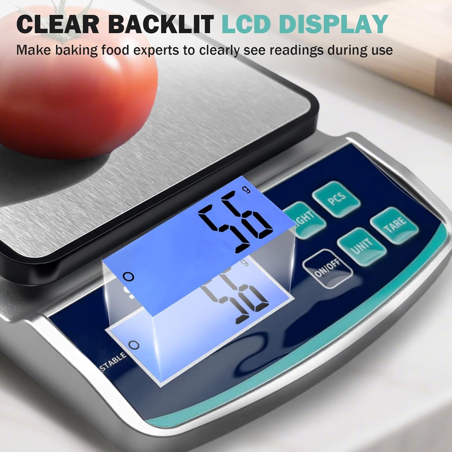 Báscula de Laboratorio Digital 15kg x 1g SASVY con Batería