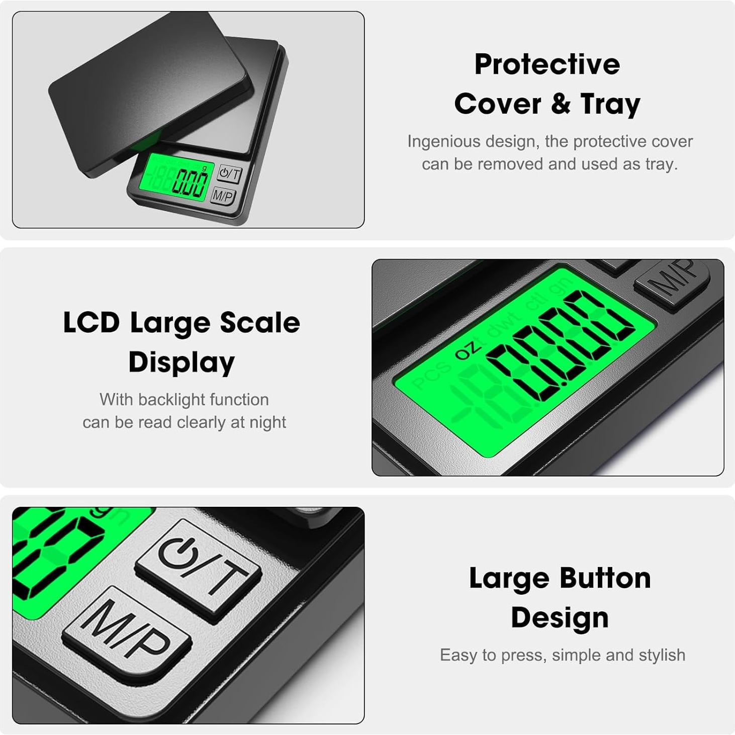 Balanza Digital de Precisión Mik-Nana 300g/0.01g Compacta