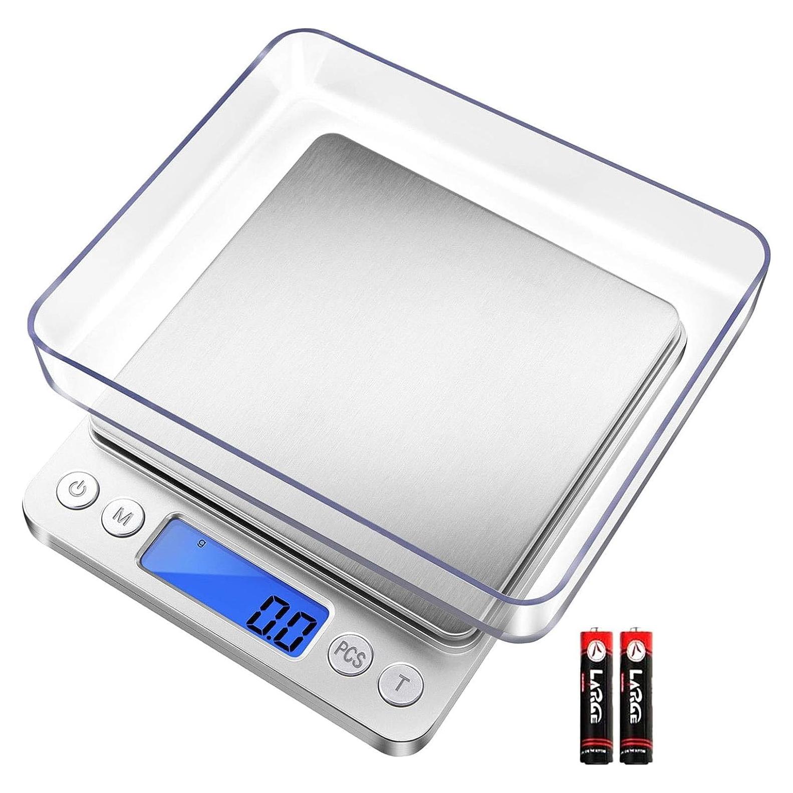 Báscula Digital de Cocina Fuzion 3000g/0.1g con LCD y Tara