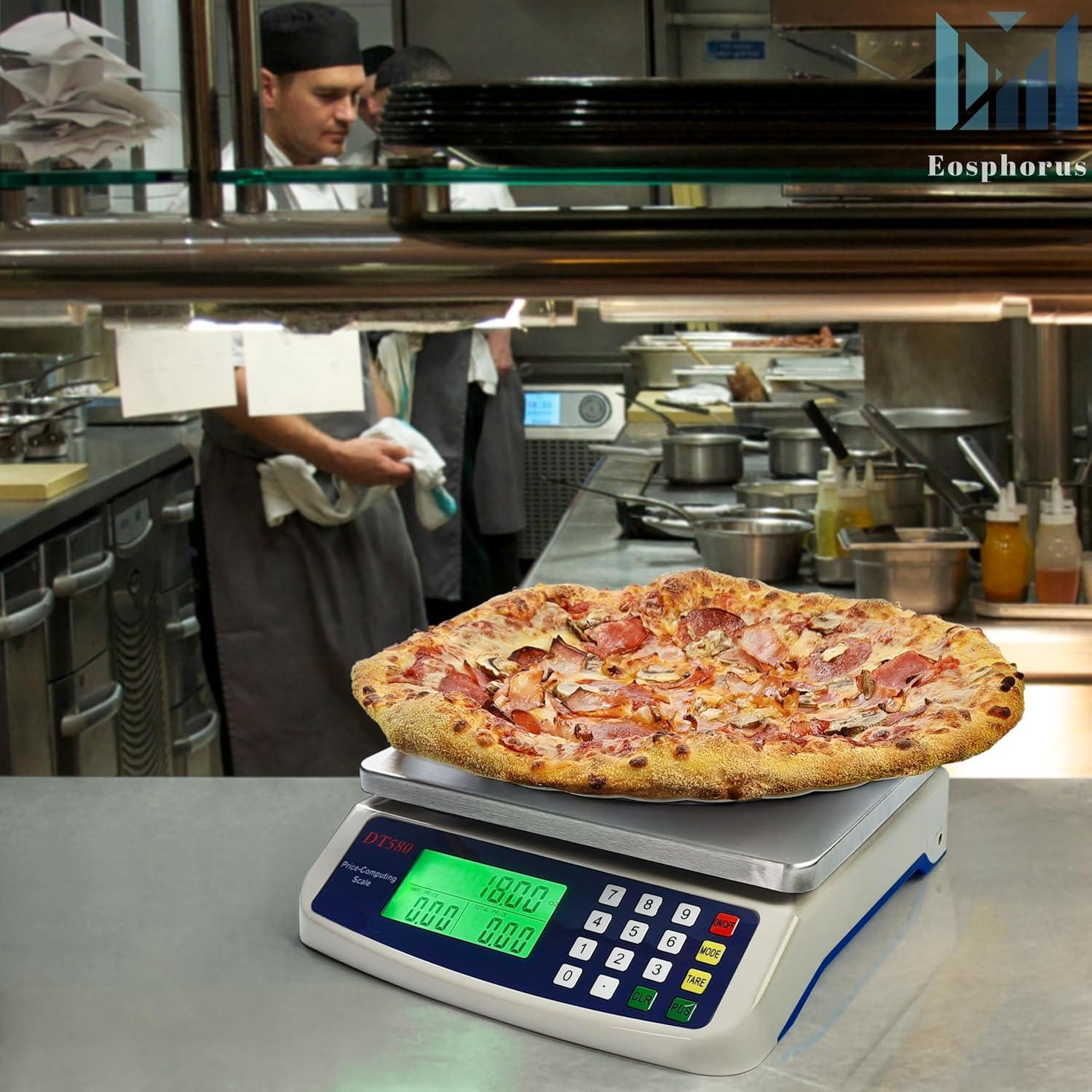 Báscula Digital Comercial Eosphorus 40kg Cálculo de Precios