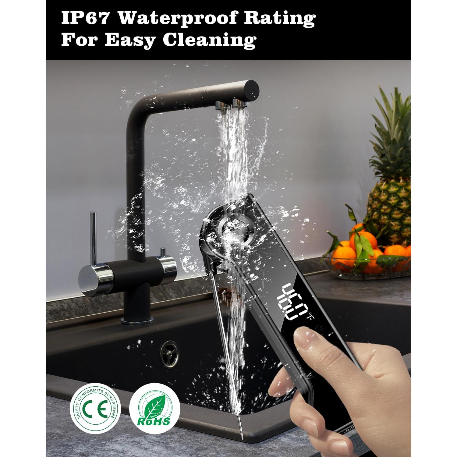 Termómetro Digital de Carne FVFV 2025 - Precisión 0.1°C