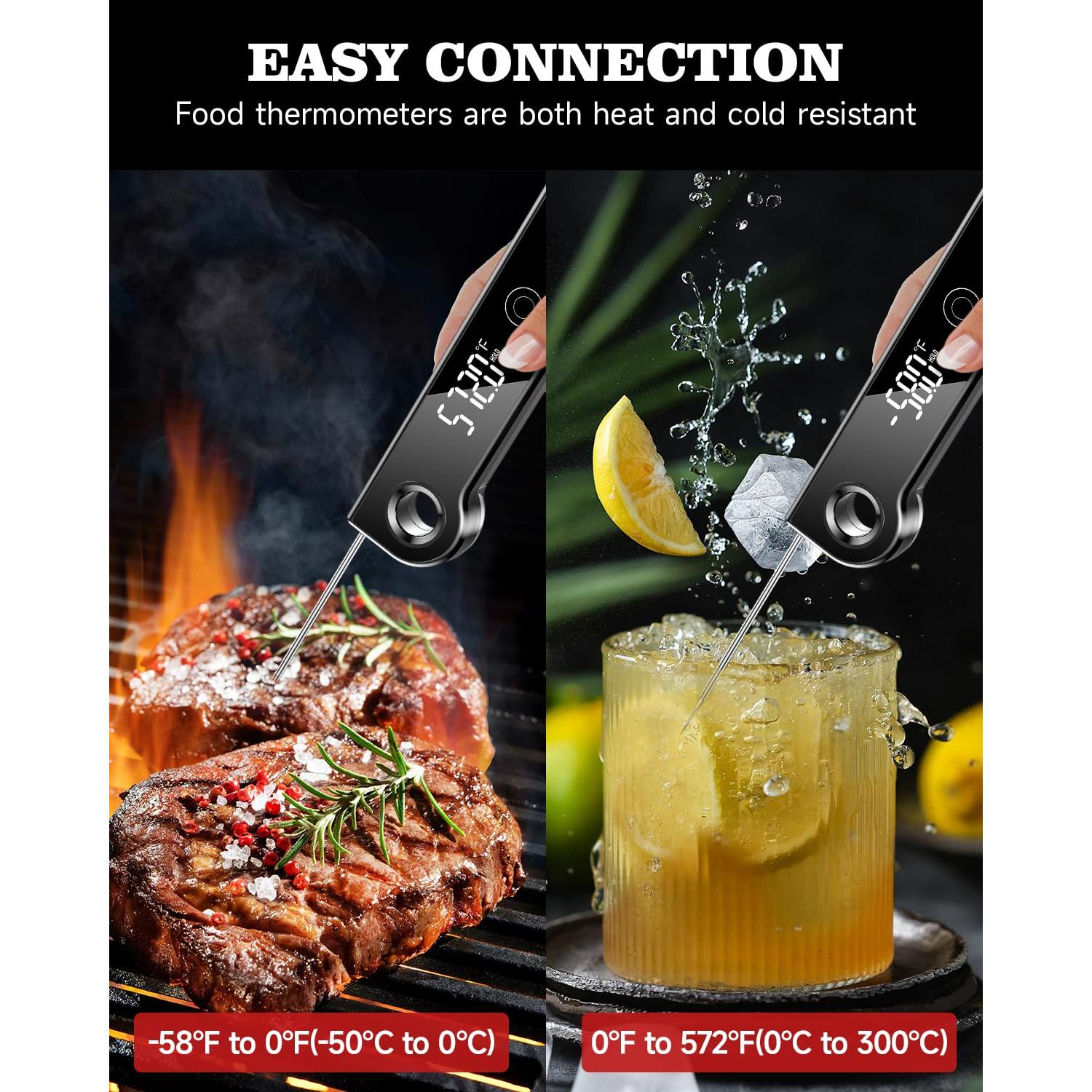 Termómetro Digital de Carne FVFV 2025 - Precisión 0.1°C