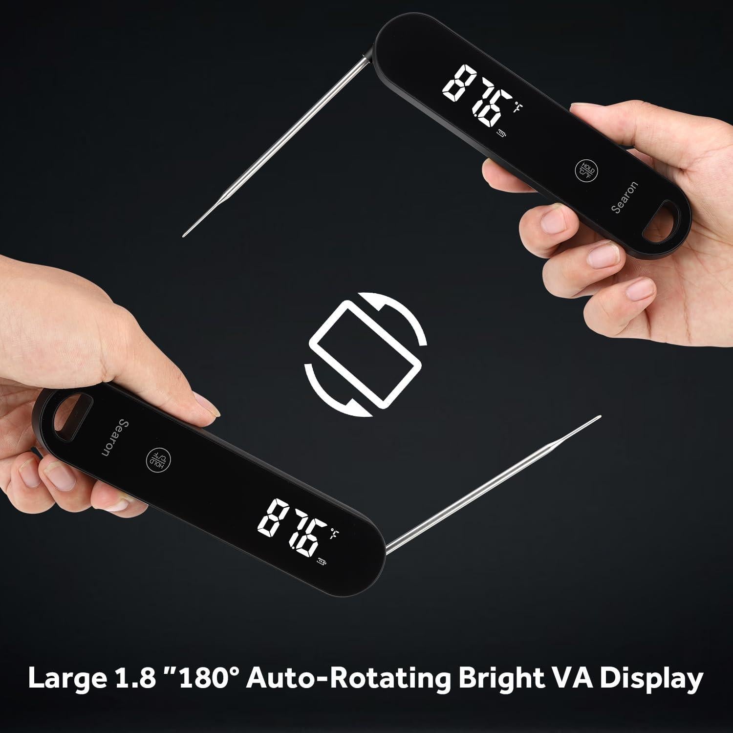 Termómetro Digital de Carne Searon SR-FT007BK 0.5s Lectura Rápida