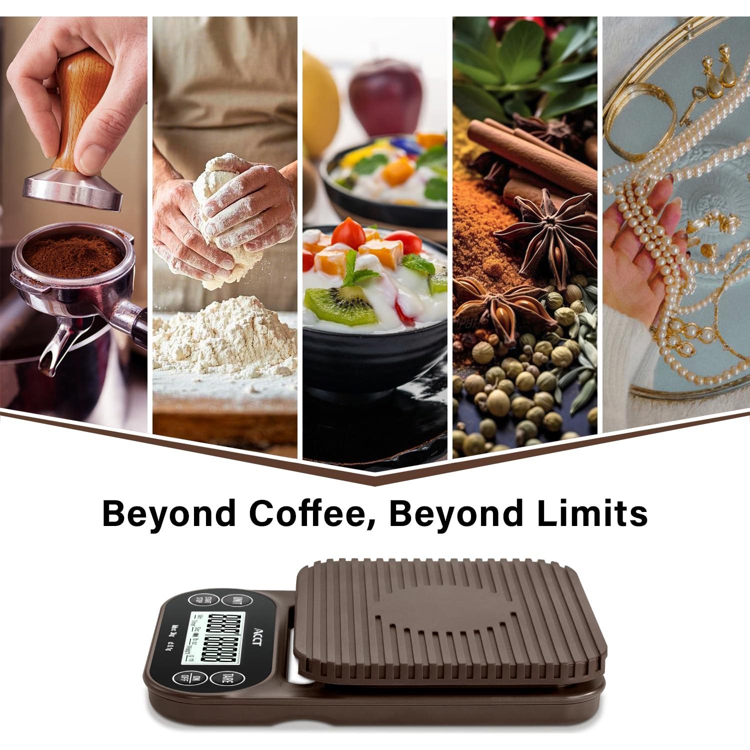 Báscula de Café ACCT K1802 3kg/0.1g con Temporizador