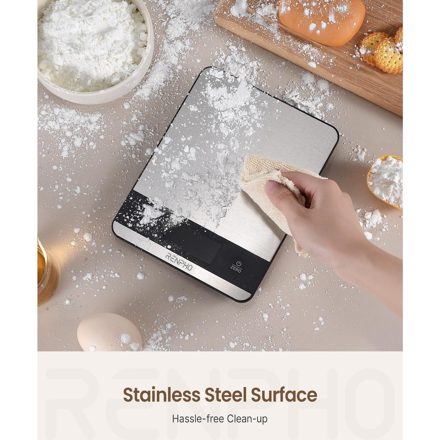 Báscula de Cocina Digital RENPHO 5kg Acero Inoxidable