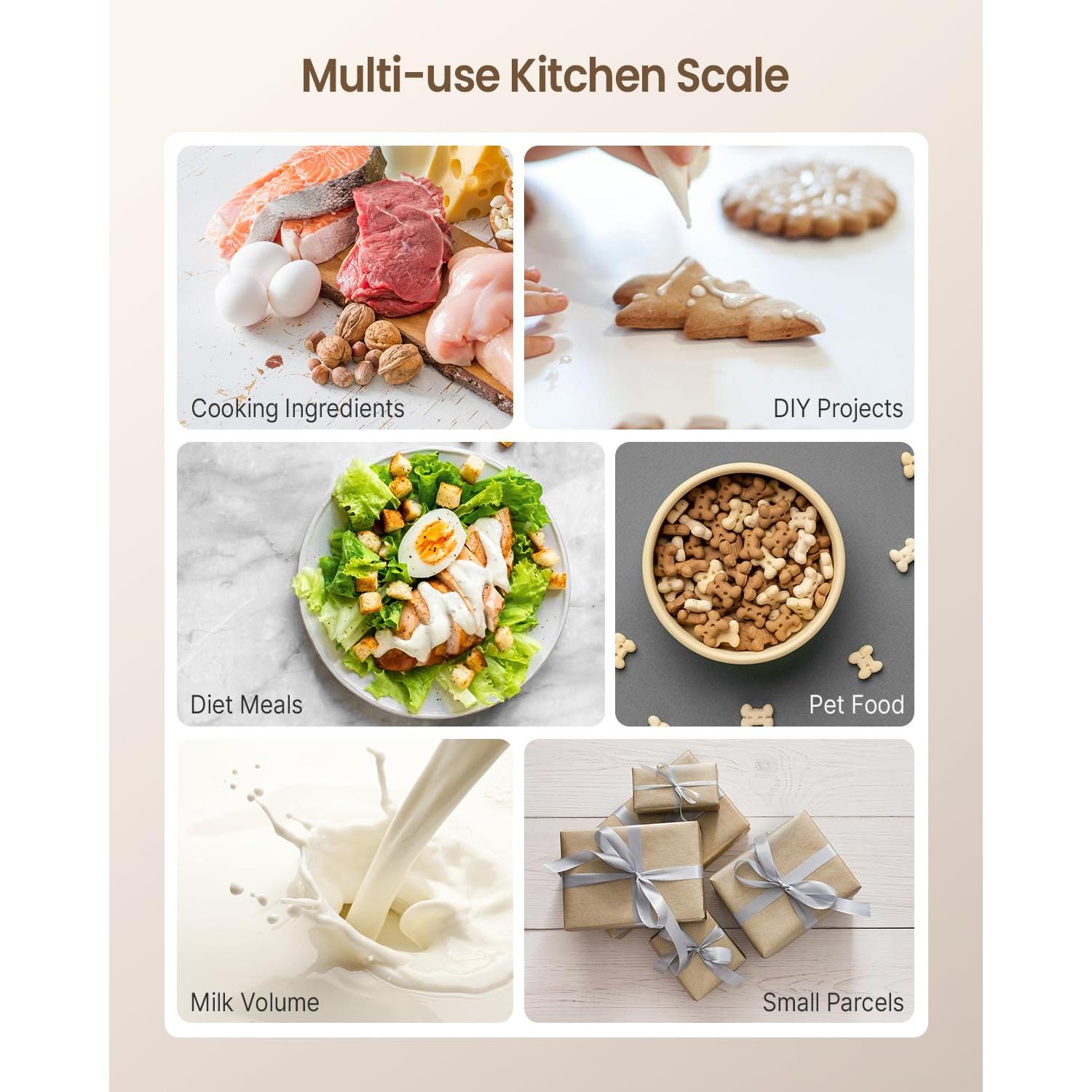 Báscula de Cocina Digital RENPHO 5kg Acero Inoxidable