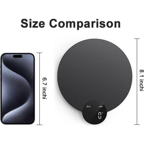 Balanza de Cocina Digital Ultrean 5kg Acero Inoxidable LED