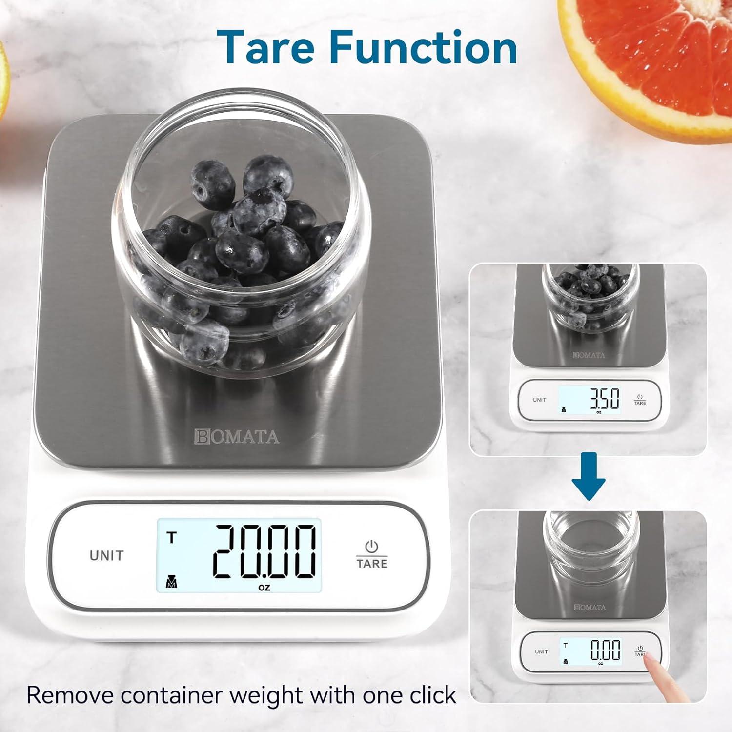 Balanza de Cocina Digital BOMATA IPX6 5 kg Alta Precisión