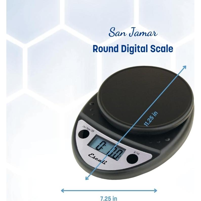 Balanza Digital Escali Primo 5 kg Negra con Pantalla Grande