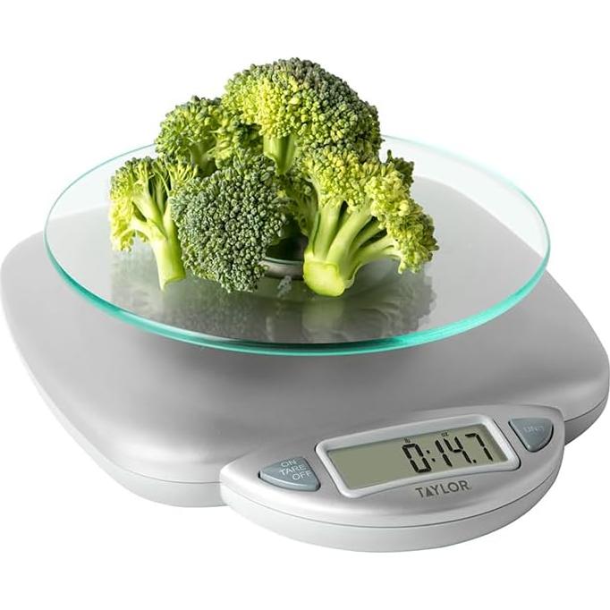 Balanza Digital de Cocina Taylor 5kg LCD Plata