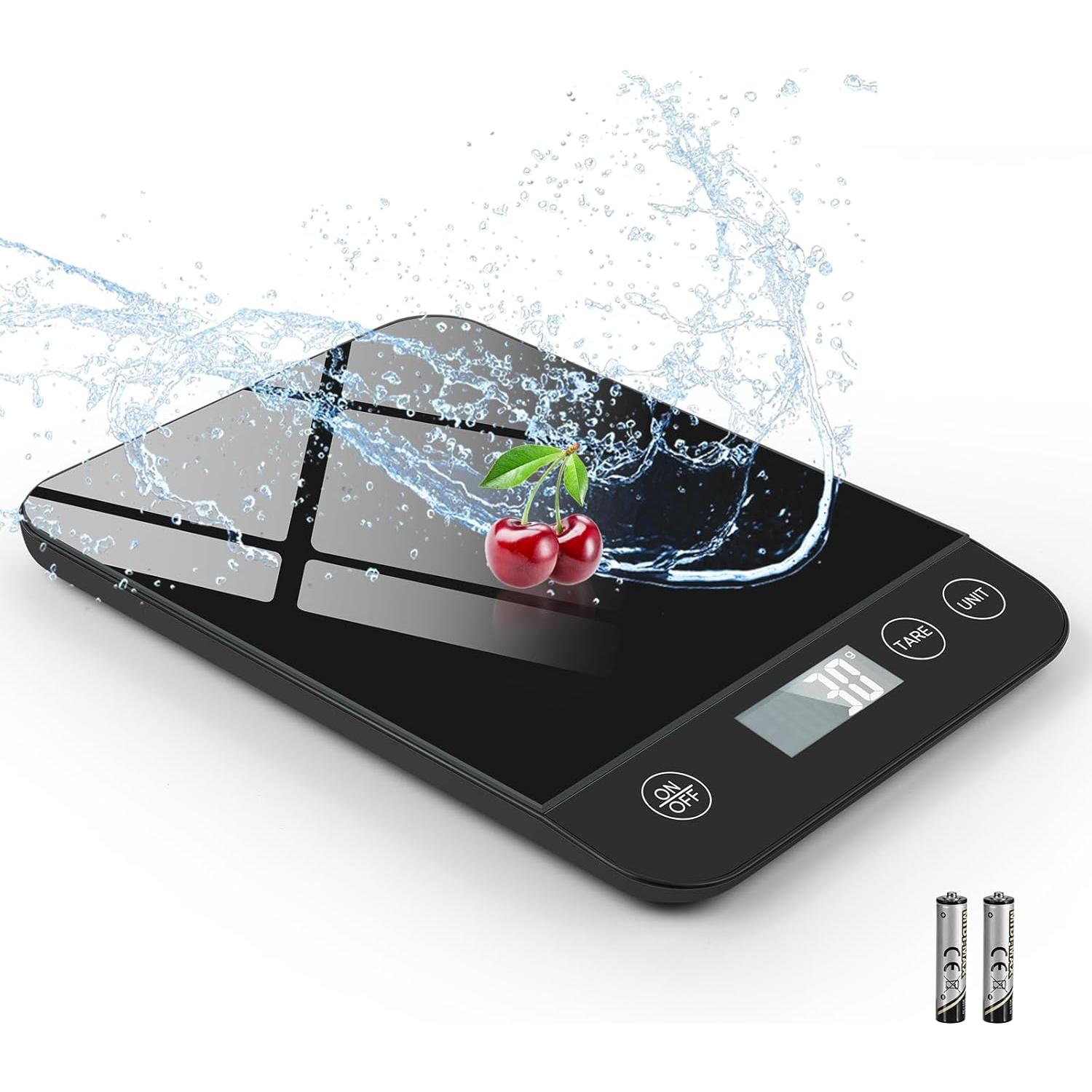 Báscula de Cocina Digital Drcowu K53H 10kg Vidrio Templado