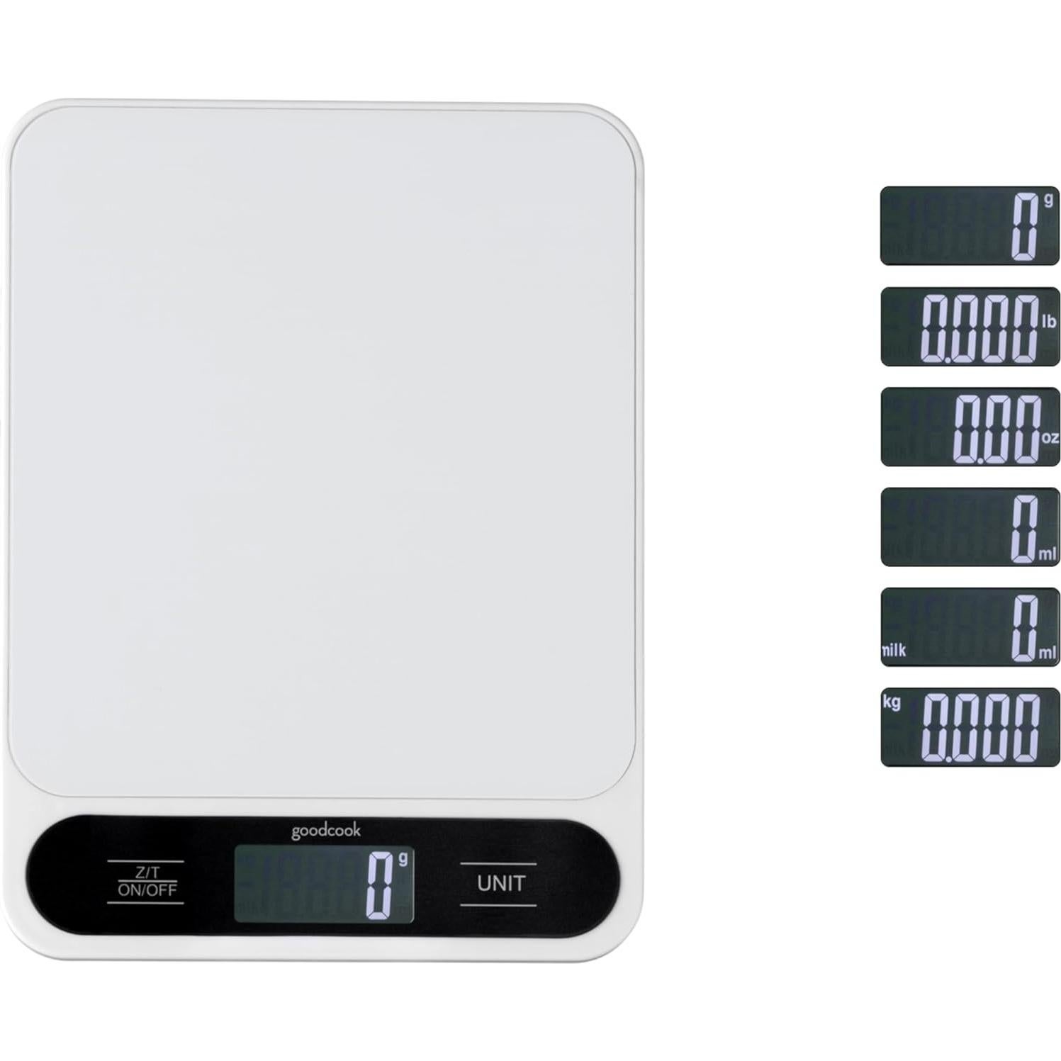 Báscula Digital GoodCook Everyday 5kg con Pantalla LCD