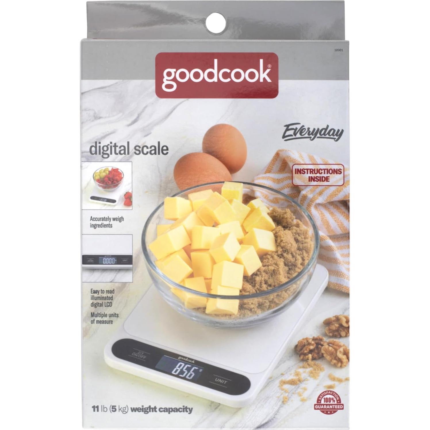 Báscula Digital GoodCook Everyday 5kg con Pantalla LCD