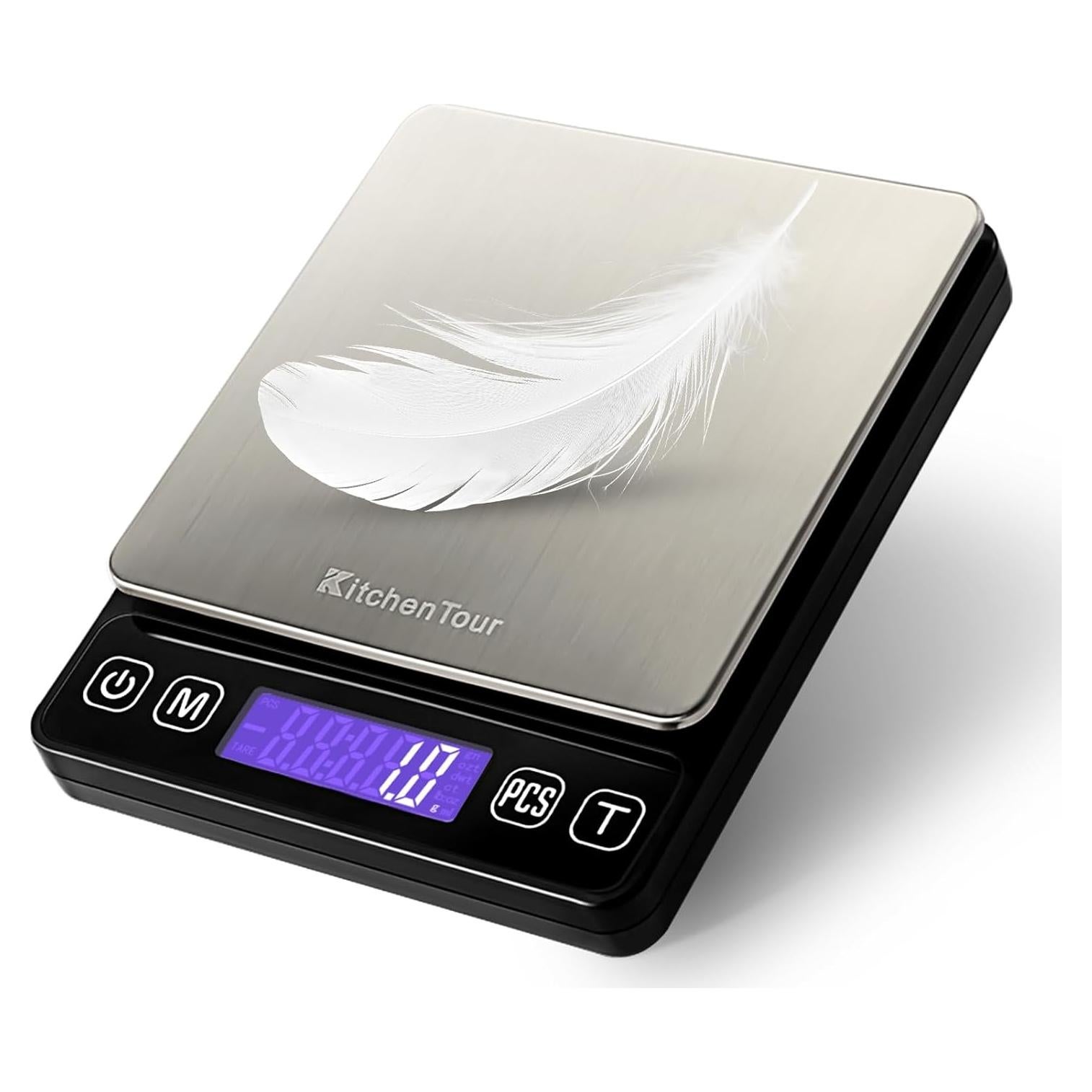 Báscula Digital de Cocina KitchenTour EG5001 - 3000g/0.1g