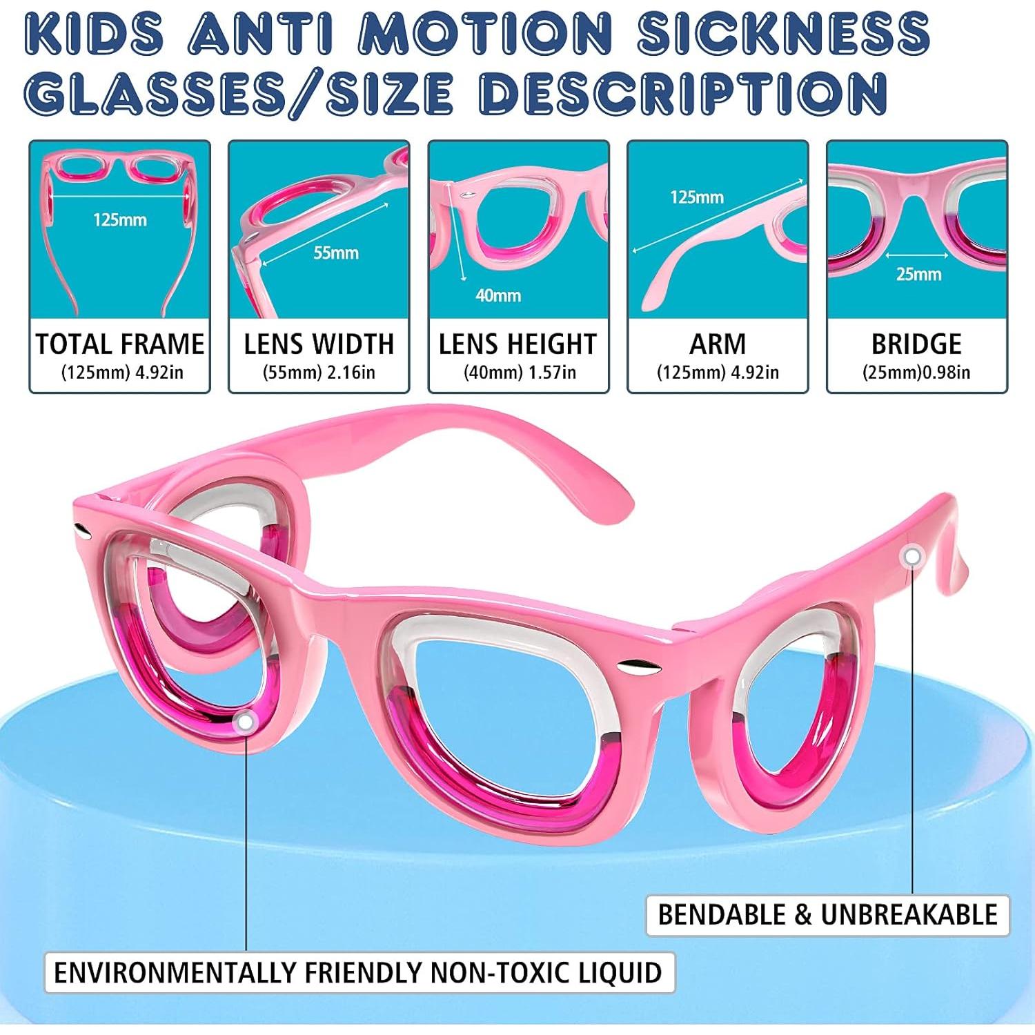 Gafas Antivómito para Niños Hion - Alivio de Mareos Rosa