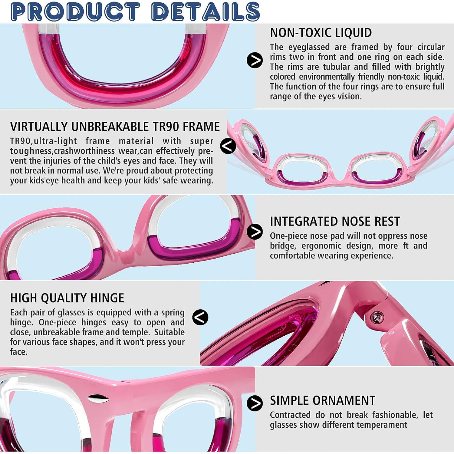Gafas Antivómito para Niños Hion - Alivio de Mareos Rosa