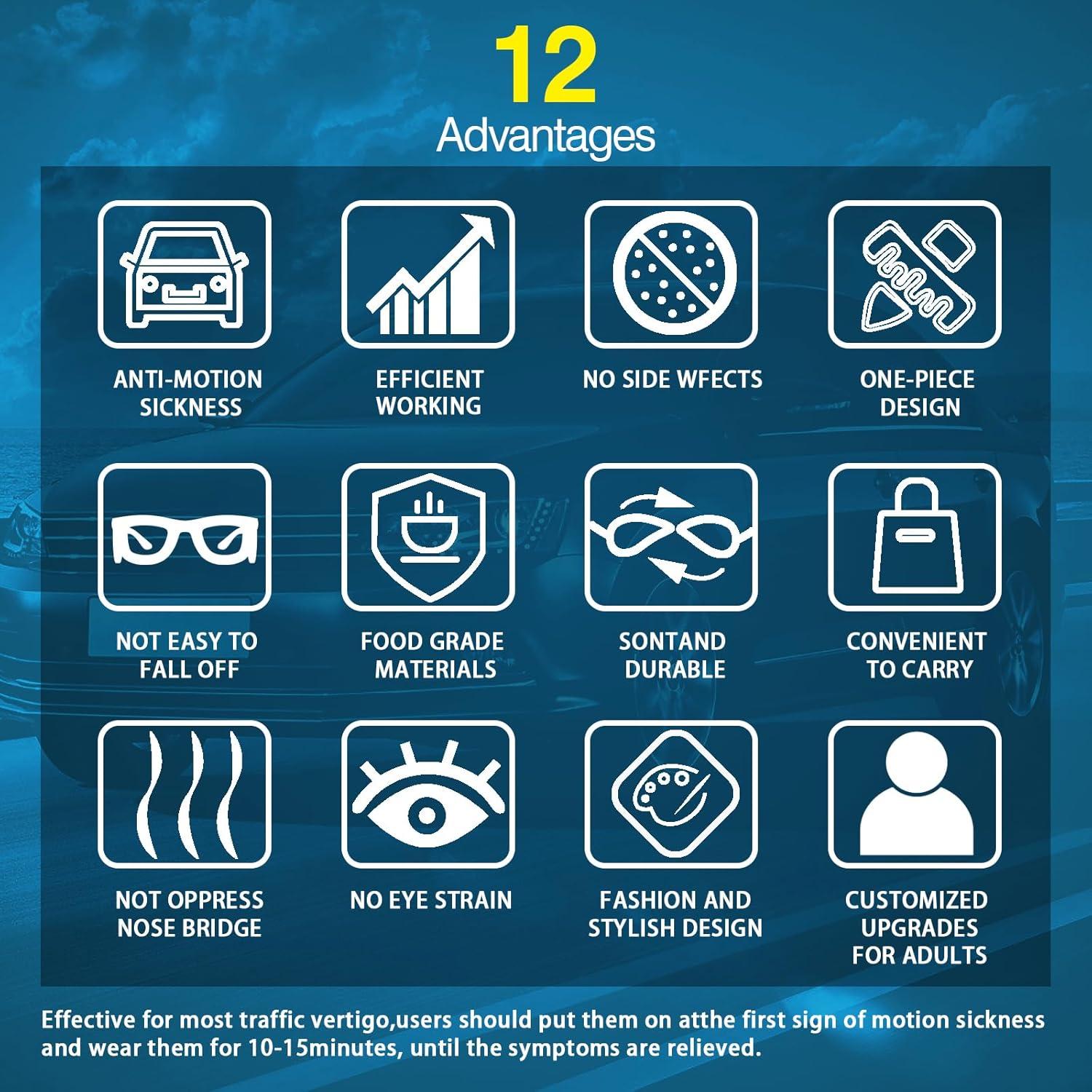 Gafas Antivertigo Hion para Adultos - Alivio de Náuseas