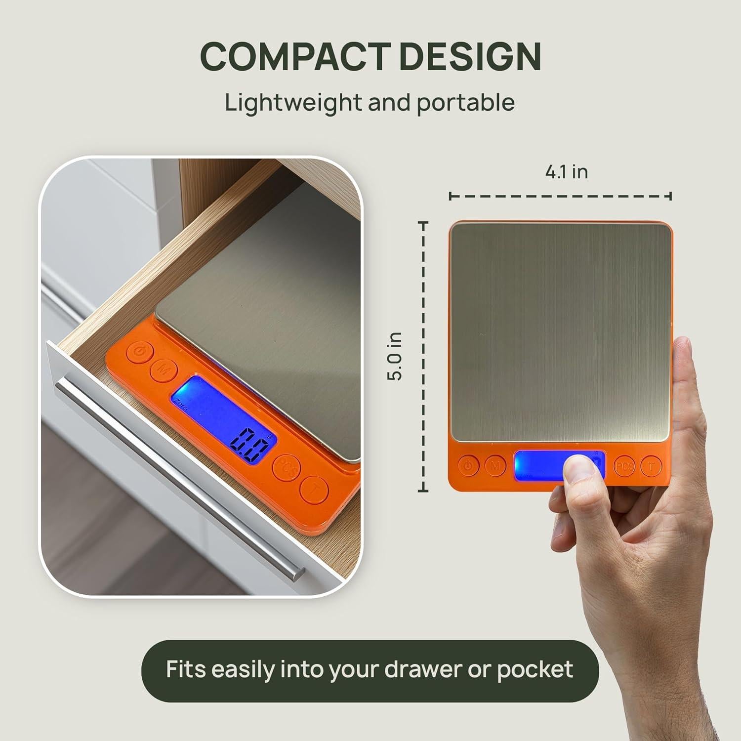 Balanza Digital de Bolsillo Strive 3000g x 0.1g Alta Precisión