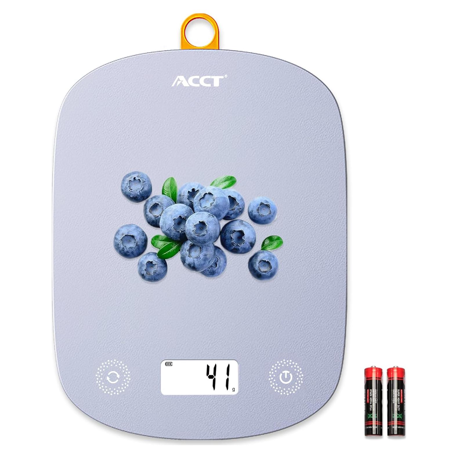 Escala de Cocina Digital ACCT 5kg 0.1g LCD Púrpura