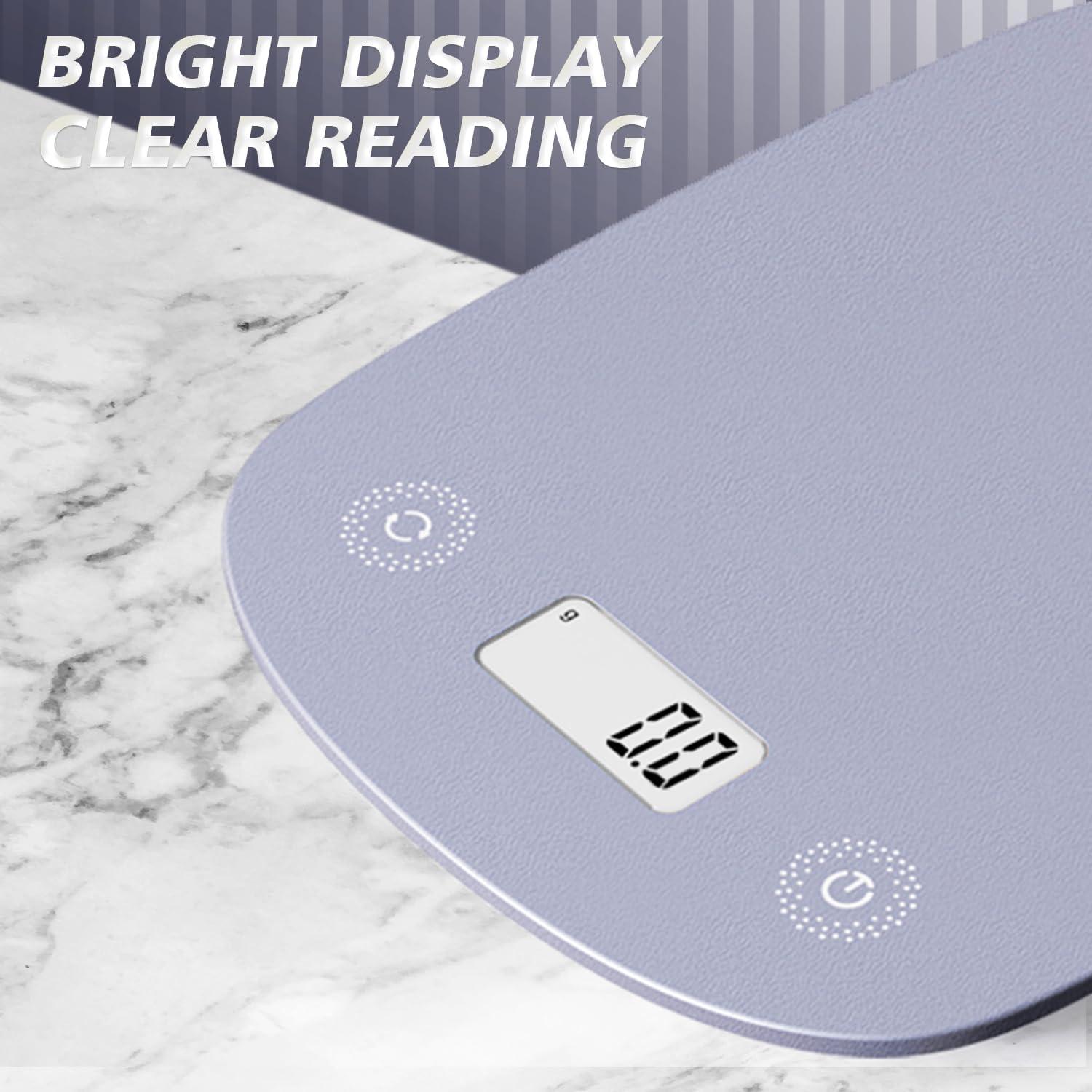 Escala de Cocina Digital ACCT 5kg 0.1g LCD Púrpura