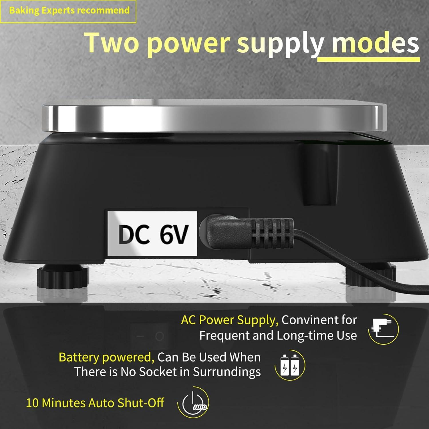 Báscula de Cocina Digital YONCON KF-H8U 10kg Acero Inoxidable