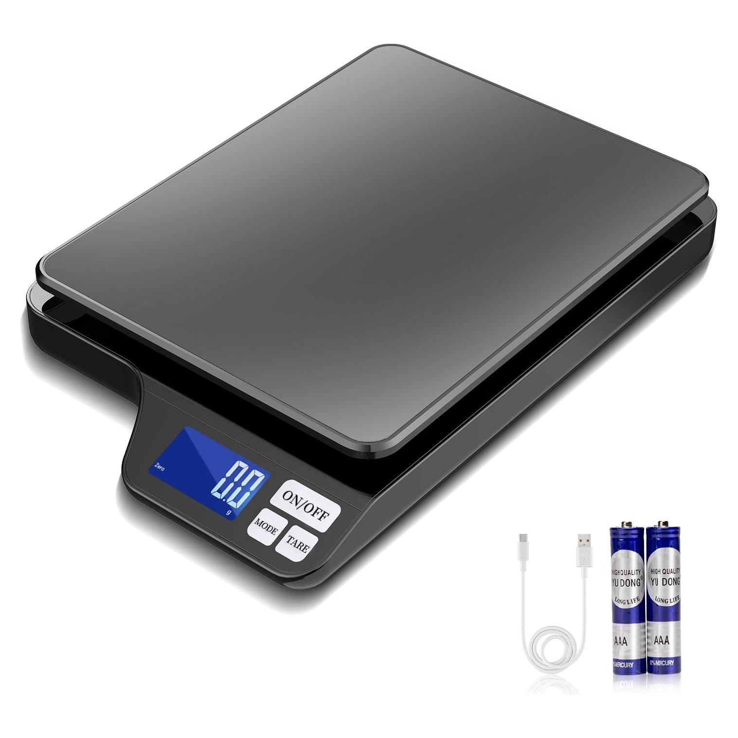 Escala de Cocina KUBEI 5kg Alta Precisión 0.1g Recargable USB