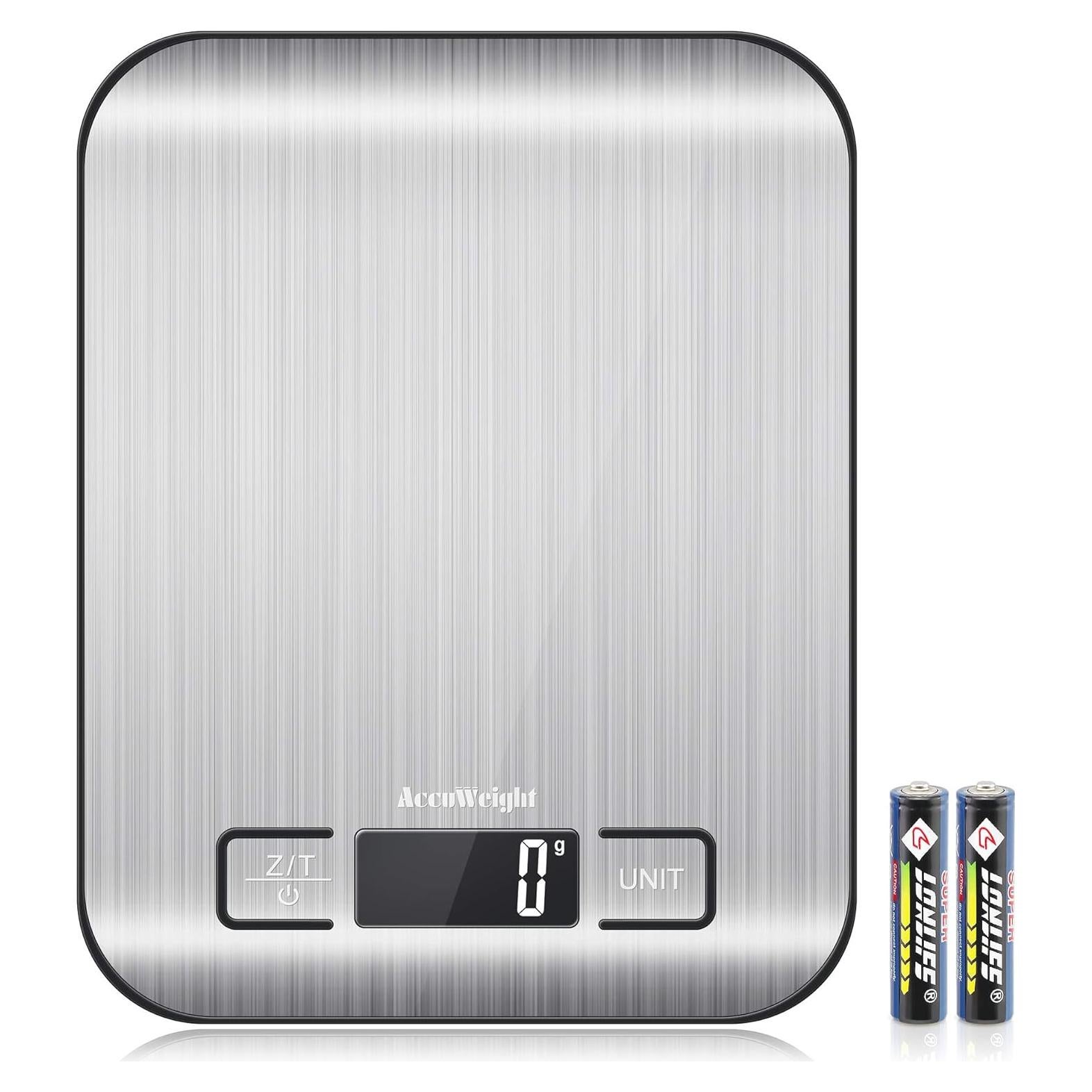 Balanza Digital de Cocina AccuWeight IC211-IR 5kg con Tare
