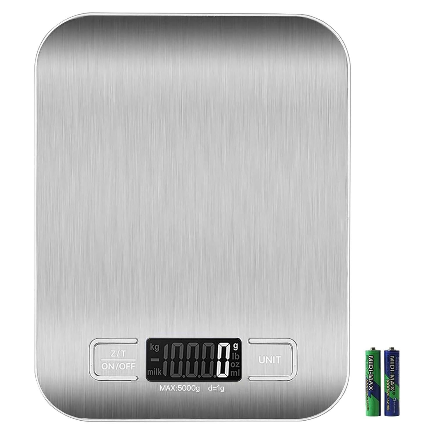 Báscula de Cocina Digital CX2012, 5kg, Acero Inoxidable