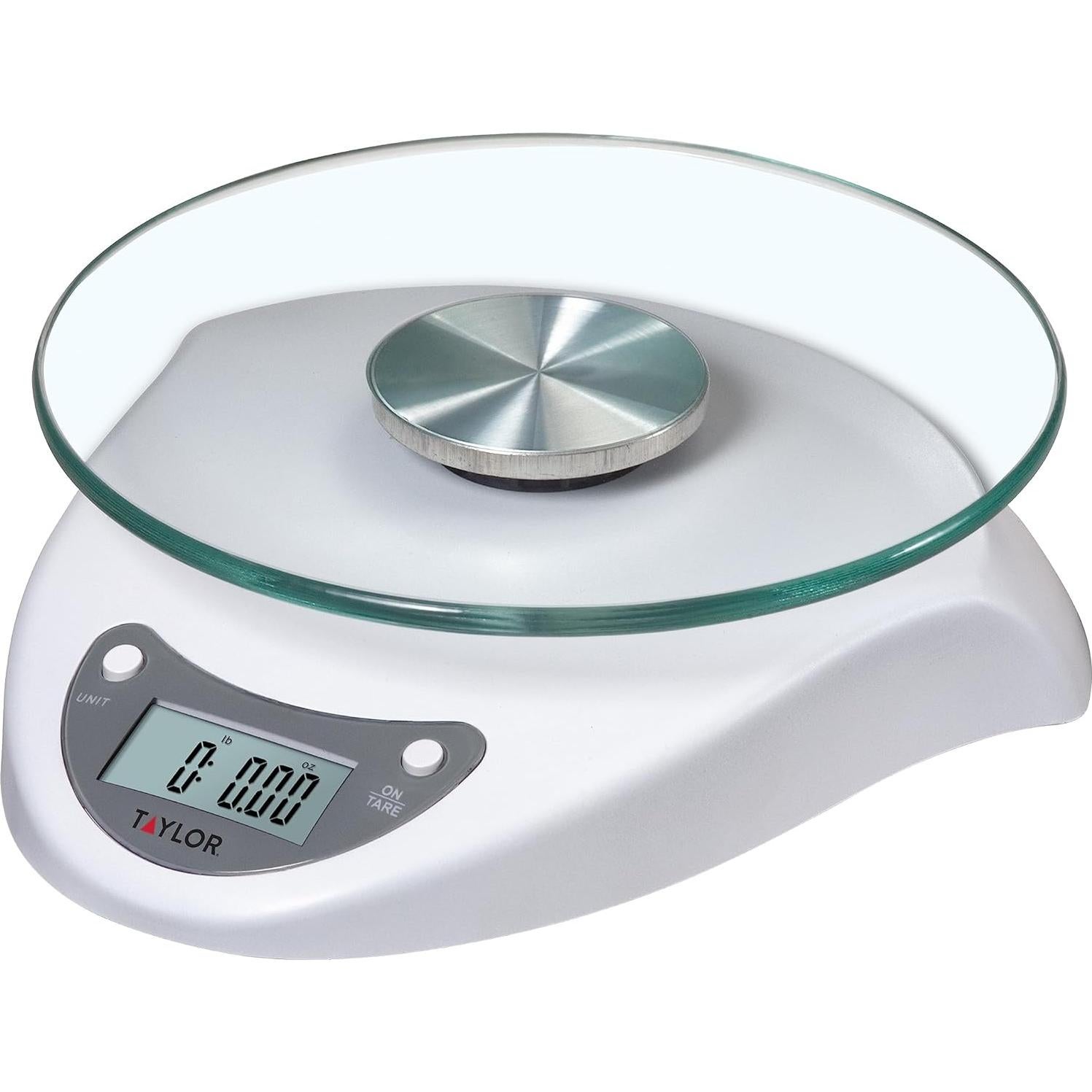 Báscula de Cocina Digital Taylor 5 kg con Plataforma de Vidrio