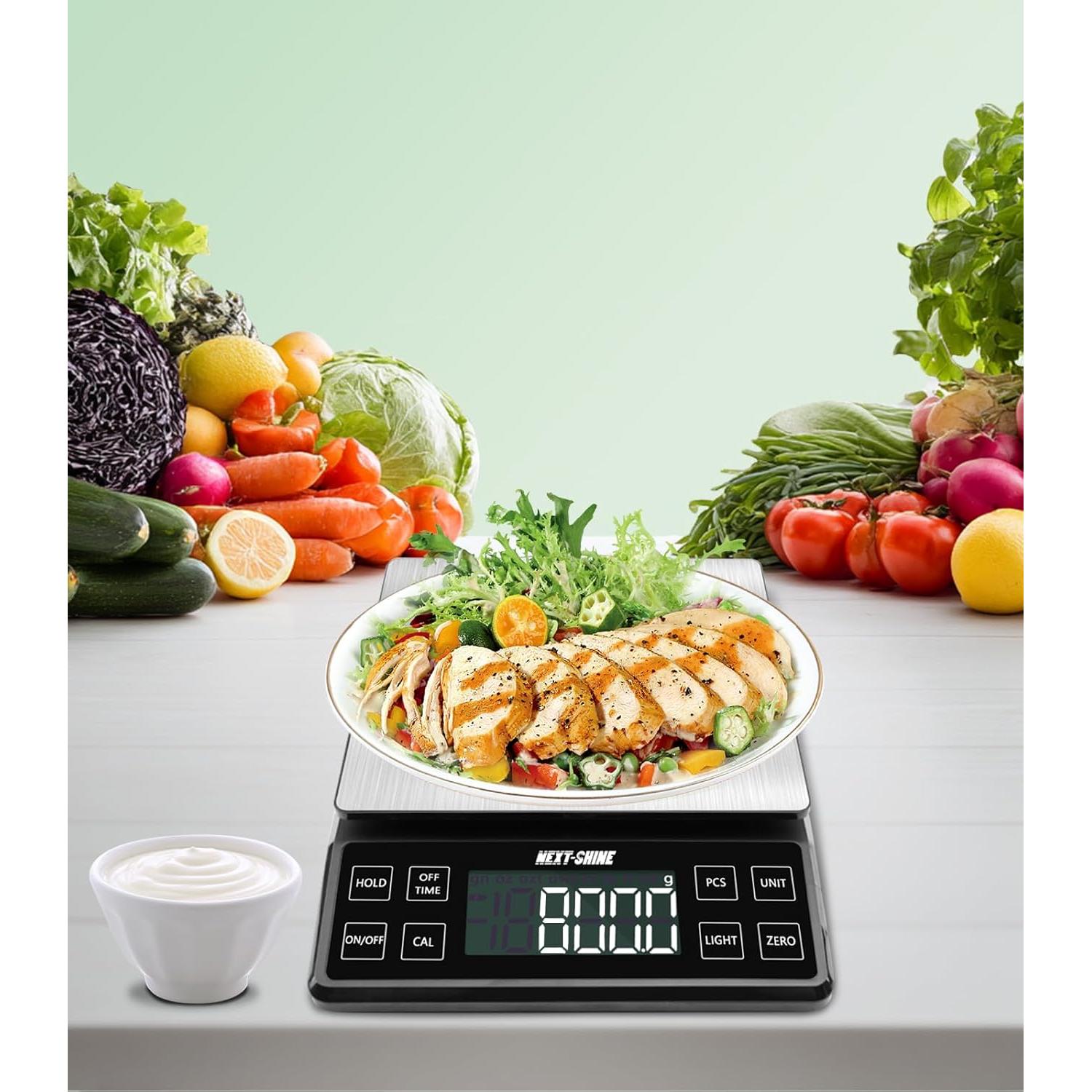 Báscula de Cocina NEXT-SHINE YK02 5kg 0.1g Acero Inoxidable