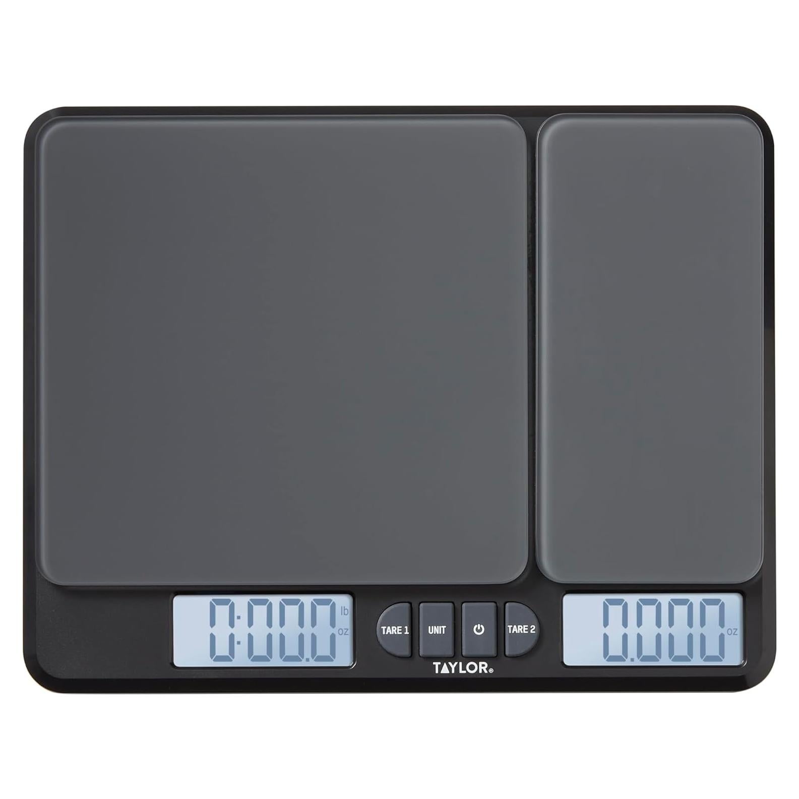 Báscula de Cocina Digital Taylor Doble Plataforma 15lb/6804g