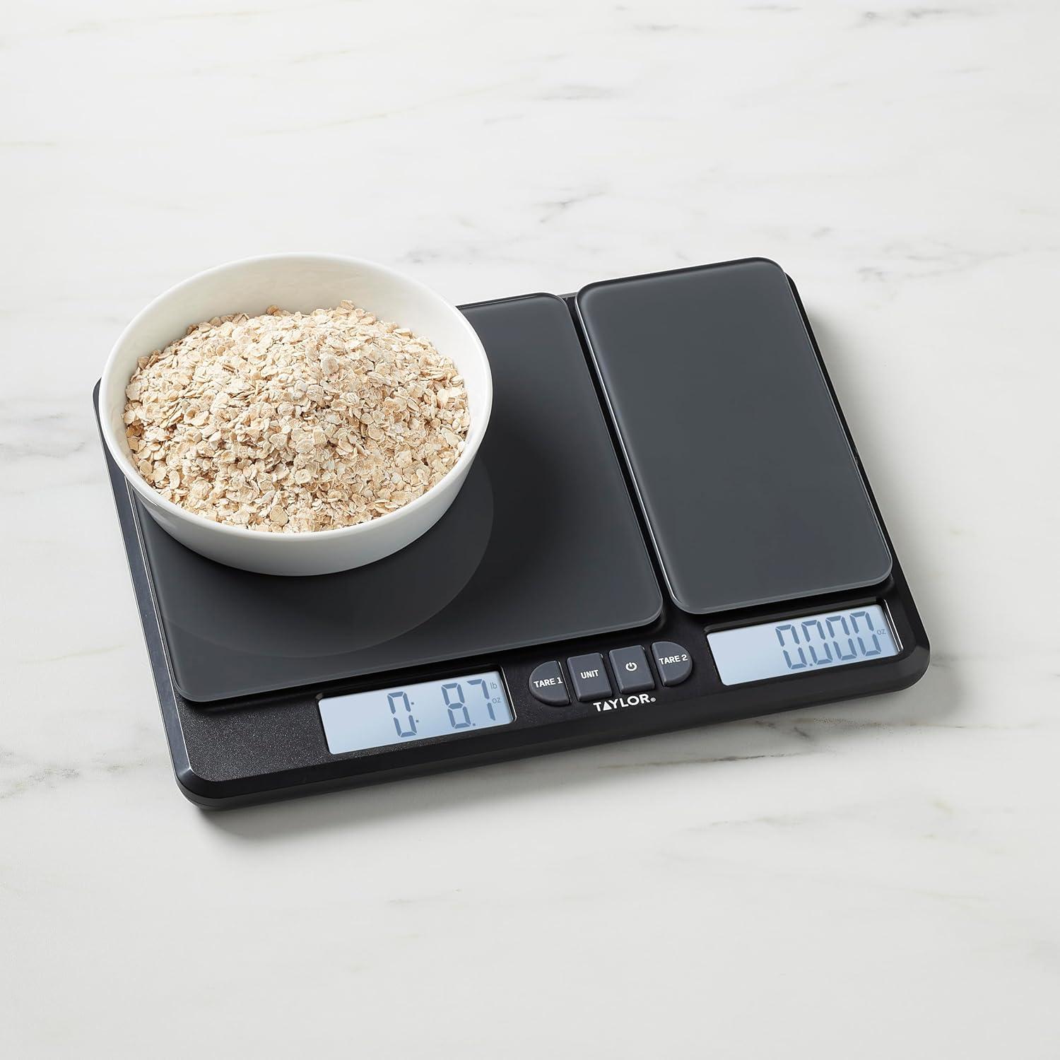 Báscula de Cocina Digital Taylor Doble Plataforma 15lb/6804g